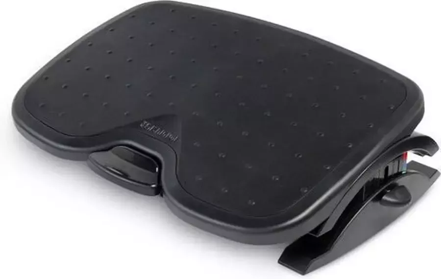 Kensington Kantelbare in Hoogte Verstelbare Ergonomische Voetensteun Duurzaam Ideaal voor Thuiskantoor Thuiswerken Zwart - Foto 2
