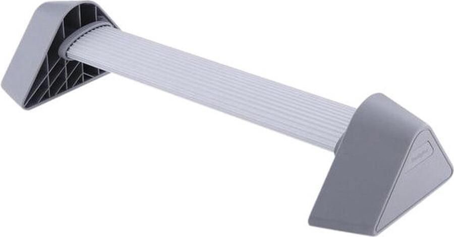 Kensington Voetensteun Rocking Voetensteun voor verbeterde zithouding op kantoor of thuis Grijs