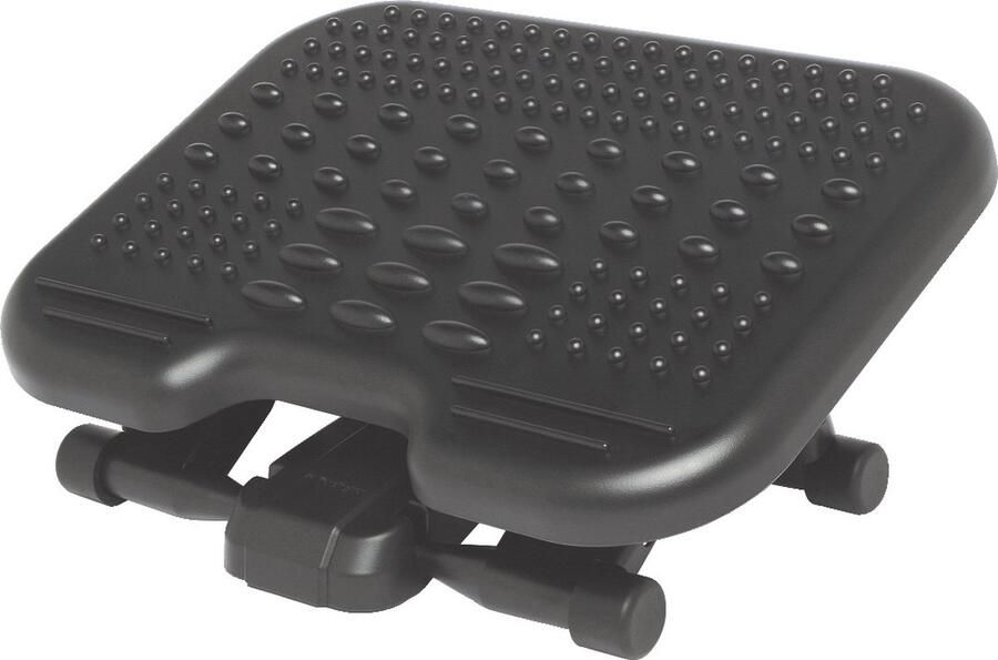 Kensington SoleMassage Ergonomische en Verstelbare Voetensteun Zwart 1 Stuk