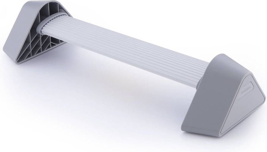 Kensington Voetensteun Rocking Voetensteun voor verbeterde zithouding op kantoor of thuis Grijs - Foto 3