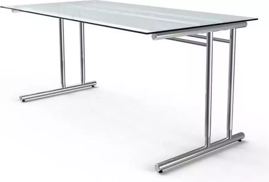 Kerkmann Bureau Artline glas 160x80cm verstelbaar