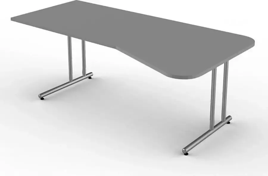 Kerkmann Bureau Profi grijs 195cm golf