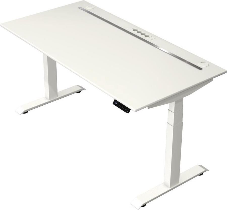 Kerkmann Zit sta bureau Move Boost 4 160x80cm wit-wit