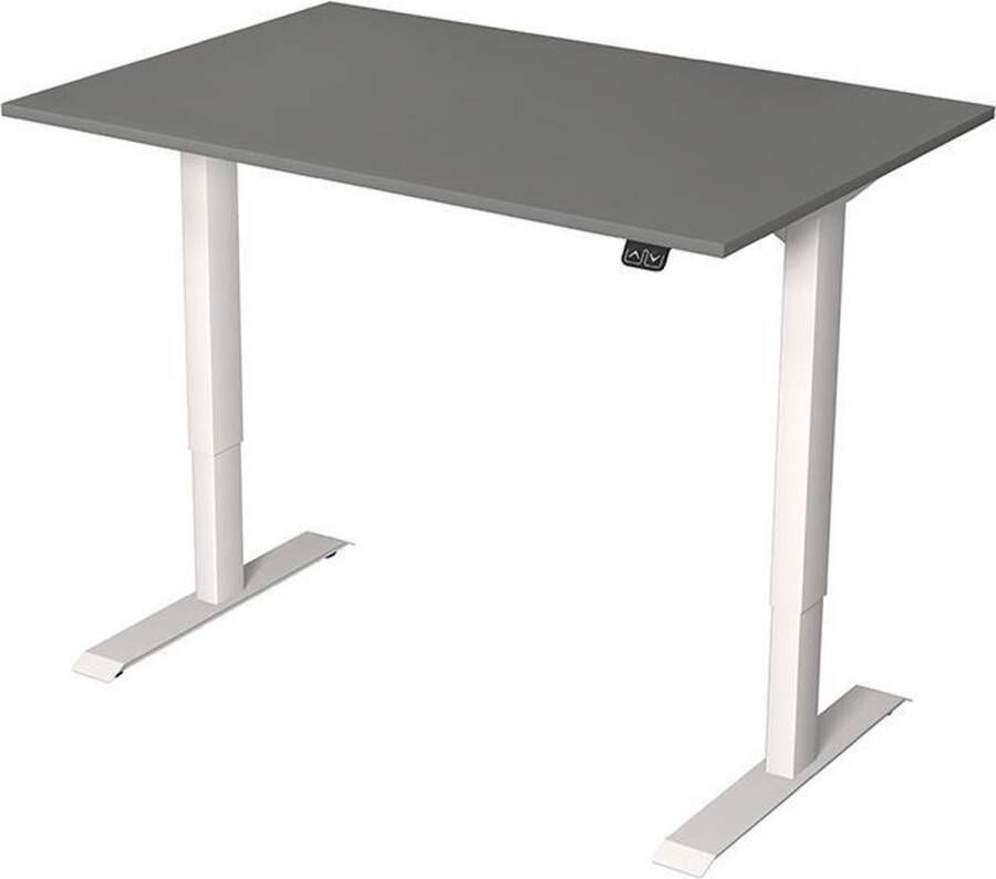 Kerkmann Zit sta bureau Move-1 grijs 120x80cm elektrisch verstelbaar