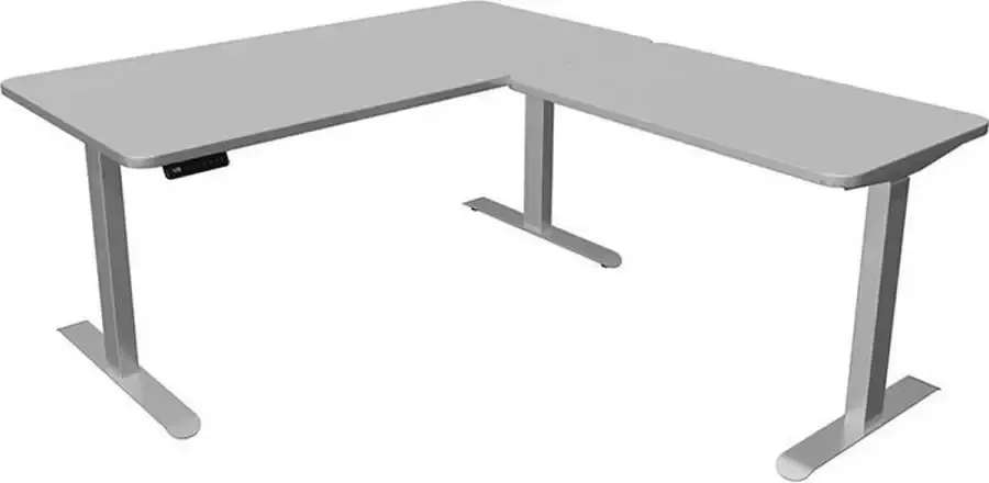 Kerkmann Zit sta hoekbureau Move-3 premium grijs 160x180cm
