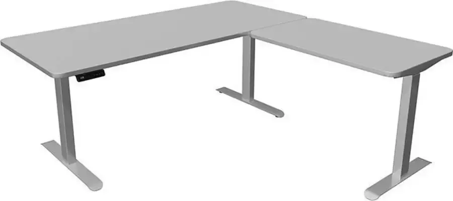 Kerkmann Zit sta hoekbureau Move-3 premium grijs 180x180cm