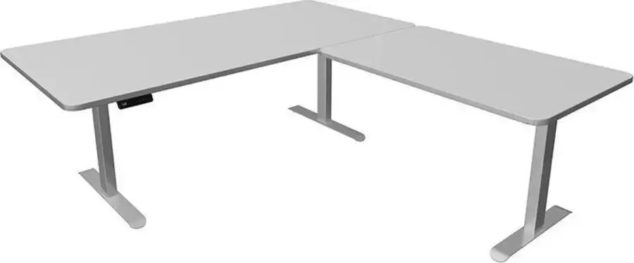 Kerkmann Zit sta hoekbureau Move-3 premium grijs 200x220cm