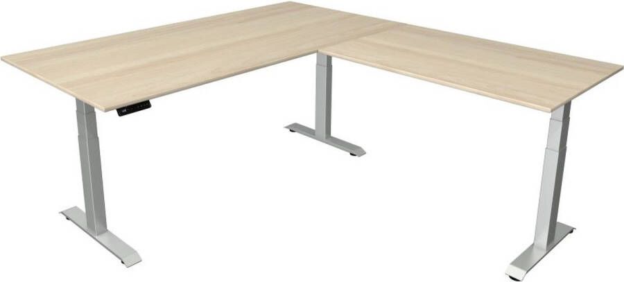 Kerkmann Zit sta hoekbureau Move-4 blank essen 200x220cm elektrisch