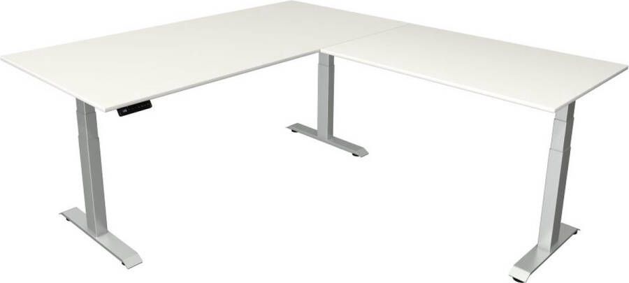 Kerkmann Zit sta hoekbureau Move-4 wit 200x220cm elektrisch