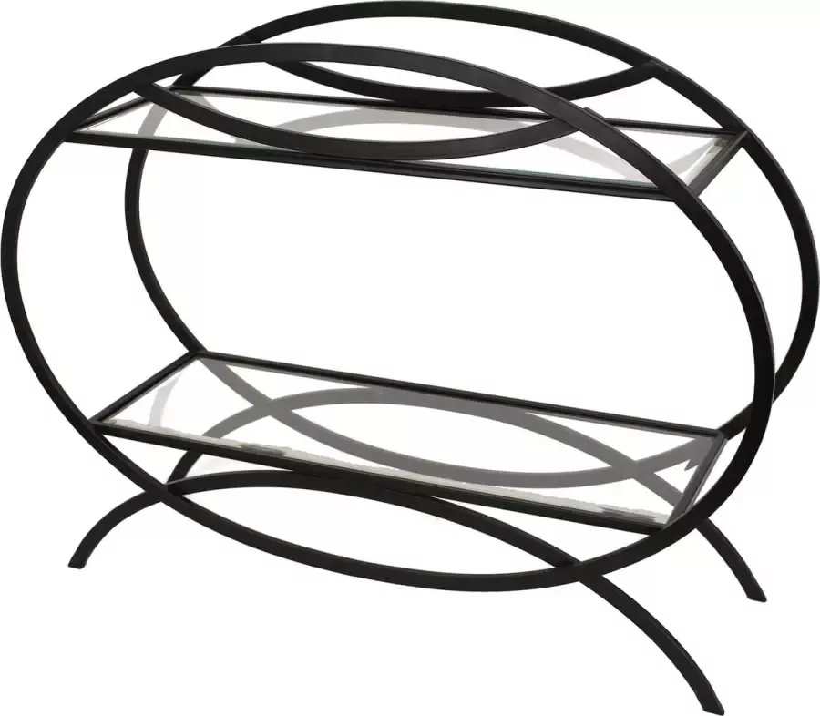 Kersten bv Kersten Bijzettafel Ijzer Zwart 99 X 29.5 X 75.5