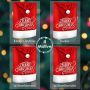 Kesser Stoelhoes voor Kerst Premium Hoes voor eetkamer stoelen Kerstdecoratie Stoelbekleding vor Kerstmis en Feestelijke Kerstmuts Kerstversiering Rood-Wit Merry Christmas Set van 4 - Thumbnail 3