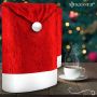 Kesser Stoelhoes voor Kerst Premium Hoes voor eetkamer stoelen Kerstdecoratie Stoelbekleding vor Kerstmis en Feestelijke Kerstversiering Rood-Wit Kerstmuts Set van 2 - Thumbnail 2