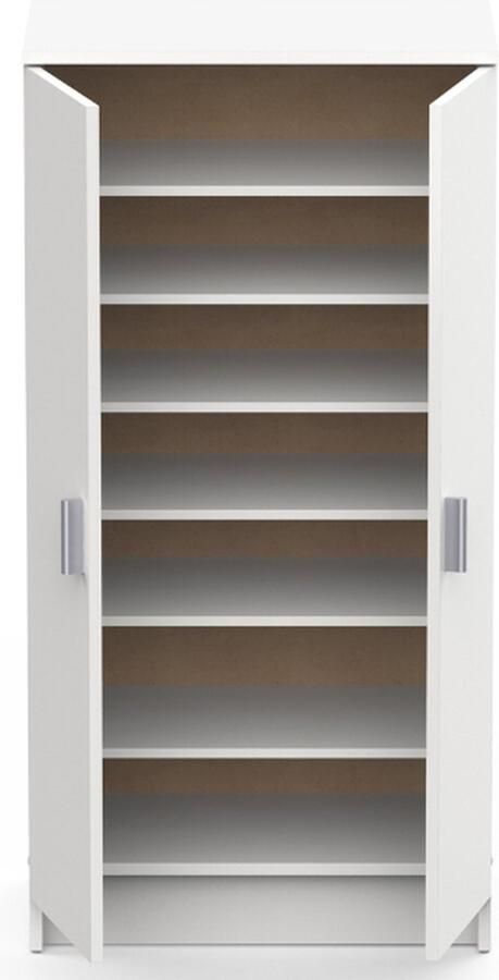 Leen Bakker Schoenenkast Cabinet wit 108 4x54 6x35 3 cm - Foto 2