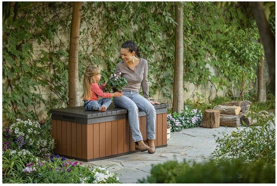 Keter DARWIN Opbergdoos Rechthoekig Kunststof Bruin