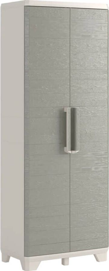 Keter -Tuinkast-Wood-Grain-182-cm-crème-en-taupe