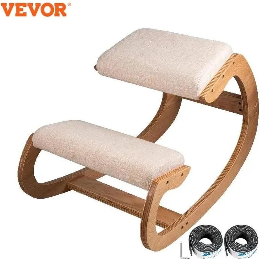 Kibus Ergonomische Knielstoel Kniebank Kantoorstoel Bureaustoel Lichaamshouding Schommel Computer