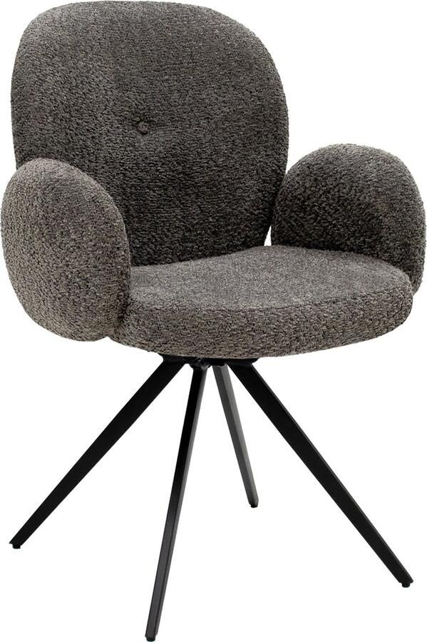 Kick Collection Kick draaistoel Raf Donkergrijs