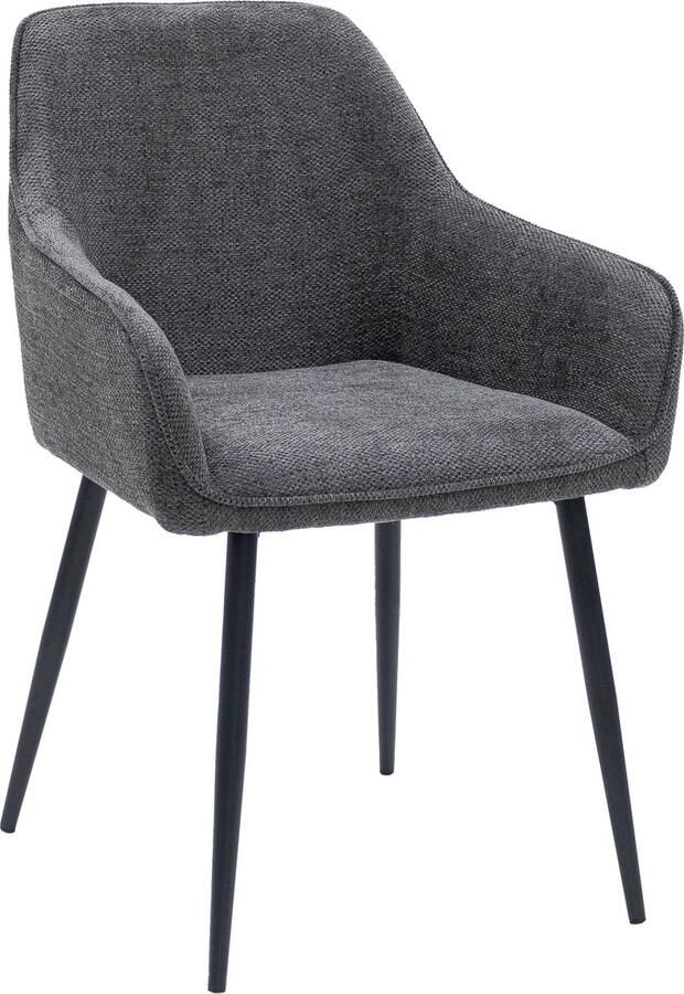 Kick Collection Kick eetkamerstoel Ivar donkergrijs