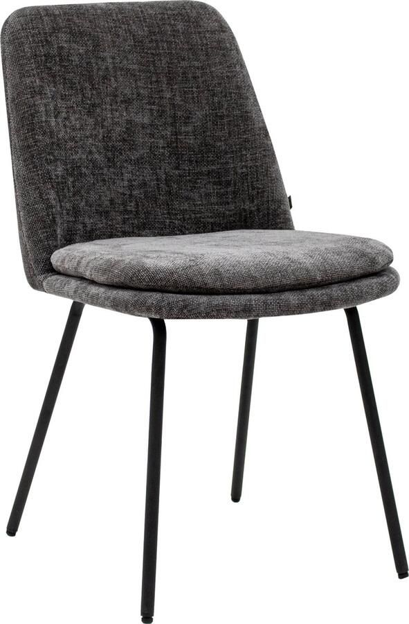 Kick Collection Kick eetkamerstoel Jet donkergrijs