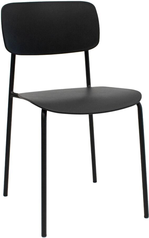 Kick Collection Kick eetkamerstoel Lio zwart