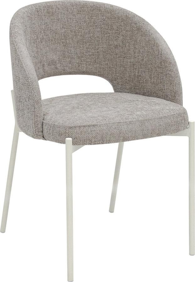 Kick Collection Kick eetkamerstoel Mitch grijs beige