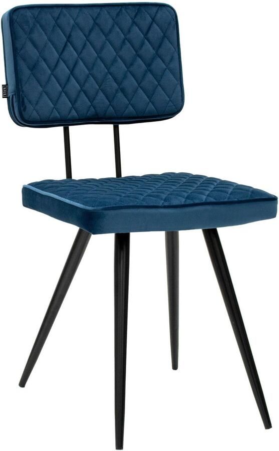 Kick Collection Kick eetkamerstoel Toby donkerblauw