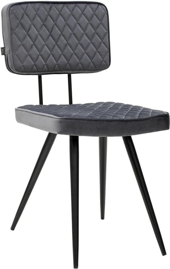 Kick Collection Kick eetkamerstoel Toby donkergrijs