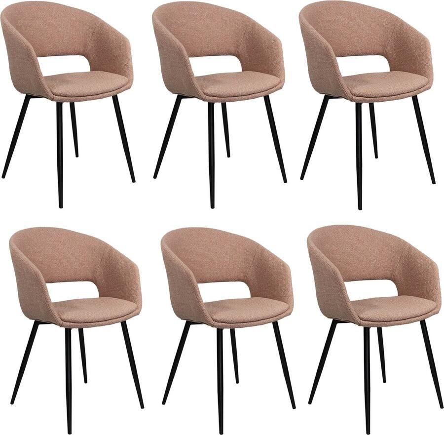 Kick Collection set van 6 Kick stoel Dean Roze