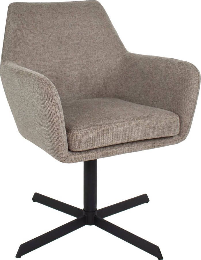 Kick Collection Kick eetkamerstoel Viktor Texture taupe