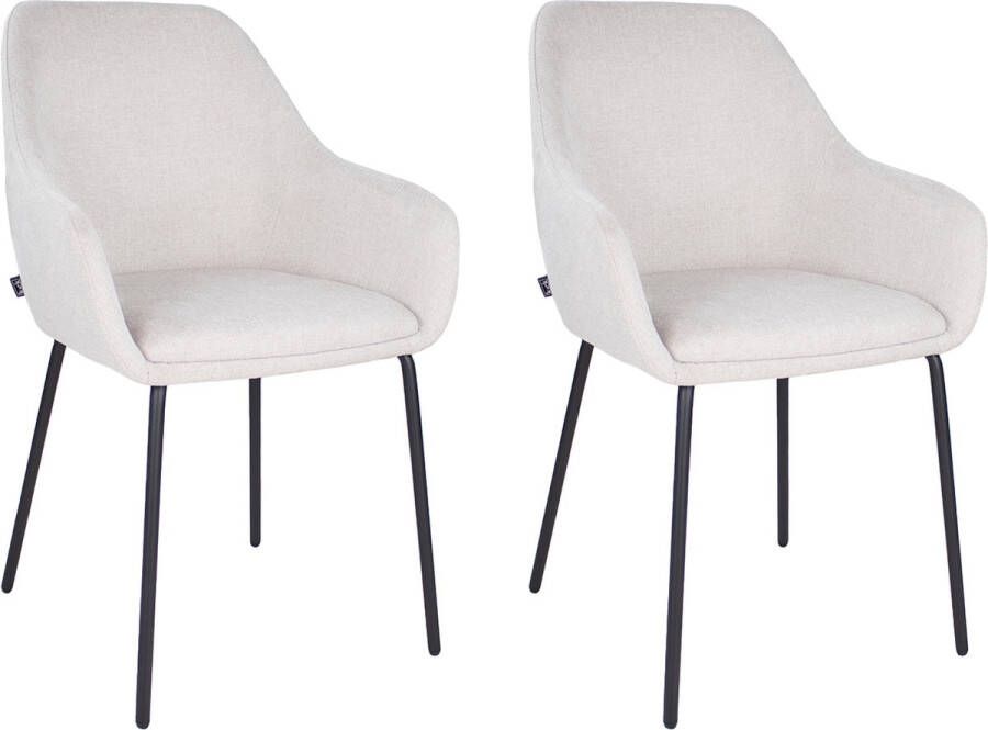 Kick Collection Set van 2 Kick eetkamerstoel Guus Champagne