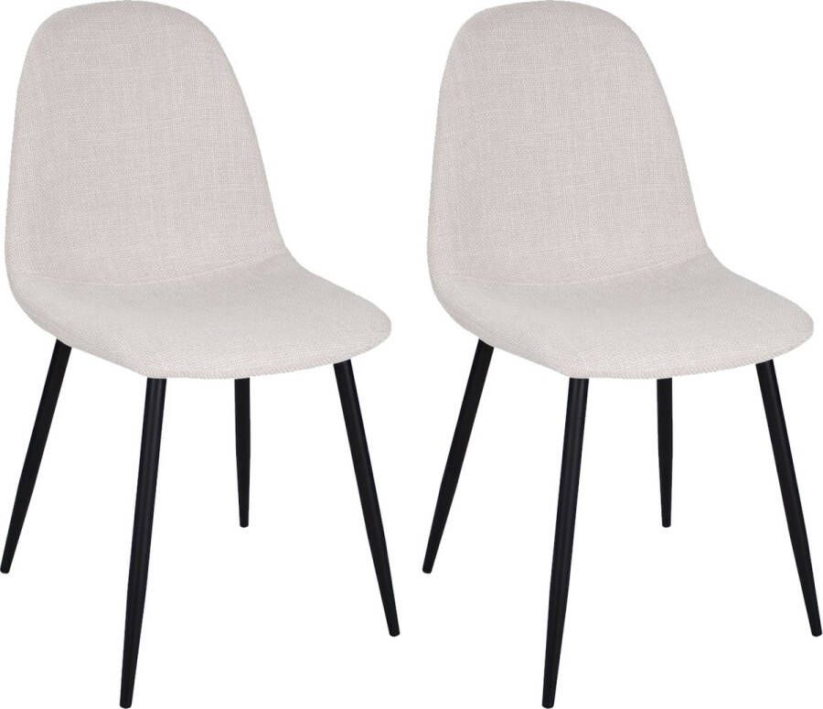 Kick Collection Set van 2 Kick eetkamerstoel Noor Beige