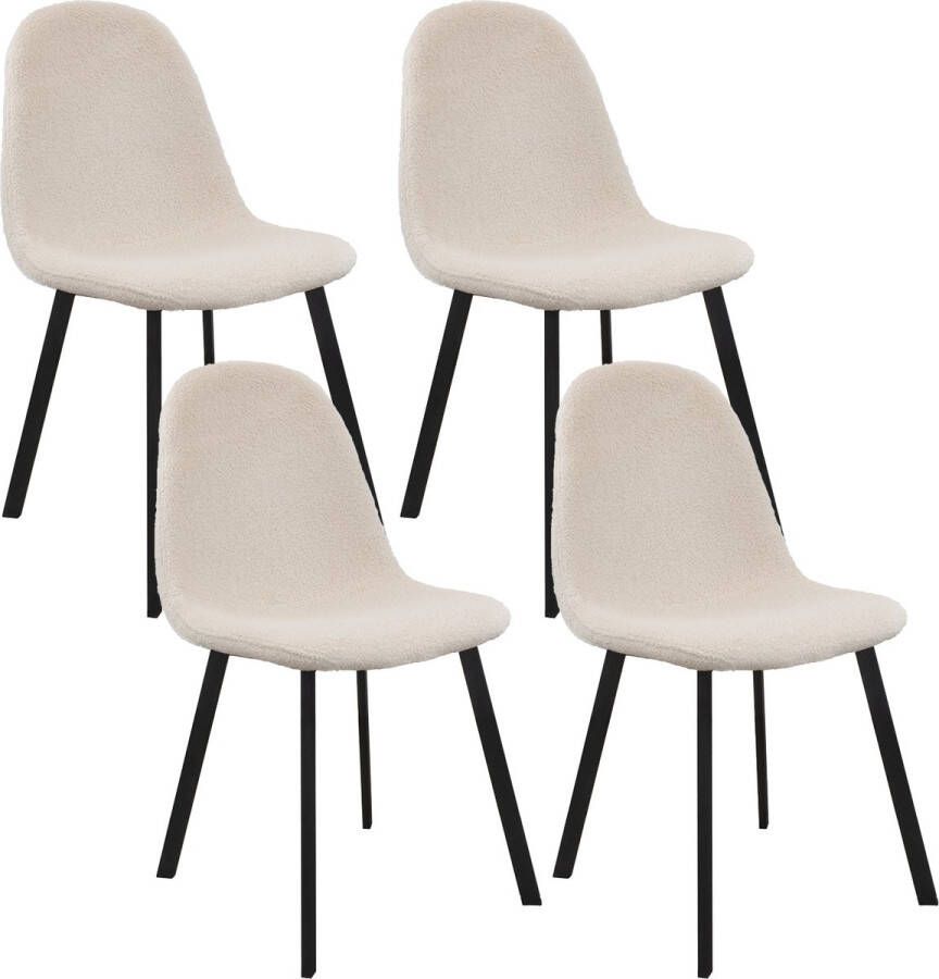 Kick Collection Set van 4 Kick eetkamerstoel Ted donkerblauw