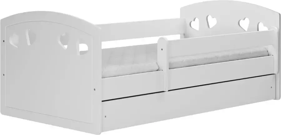 Kiddosworld Bed Julia wit met lade zonder matras 160 80