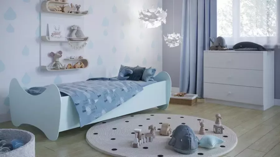 Kiddosworld Bed Lilly blauw 160 80 zonder matras