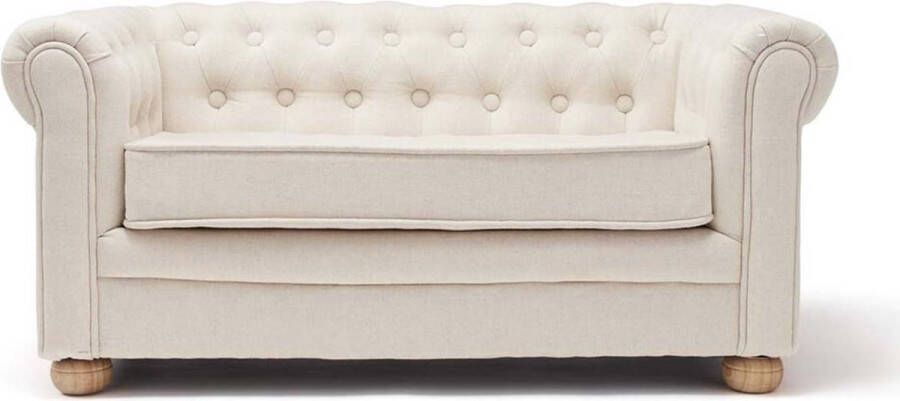 Kids Concept Kindersofa Beige Chesterfield vanaf 2 jaar Kindersofa