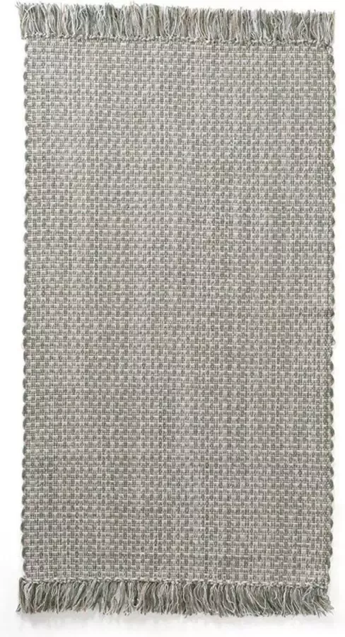 Kids Concept Kid's Concept Tapijt 70 cm x 140 cm Cotton Jute Groen