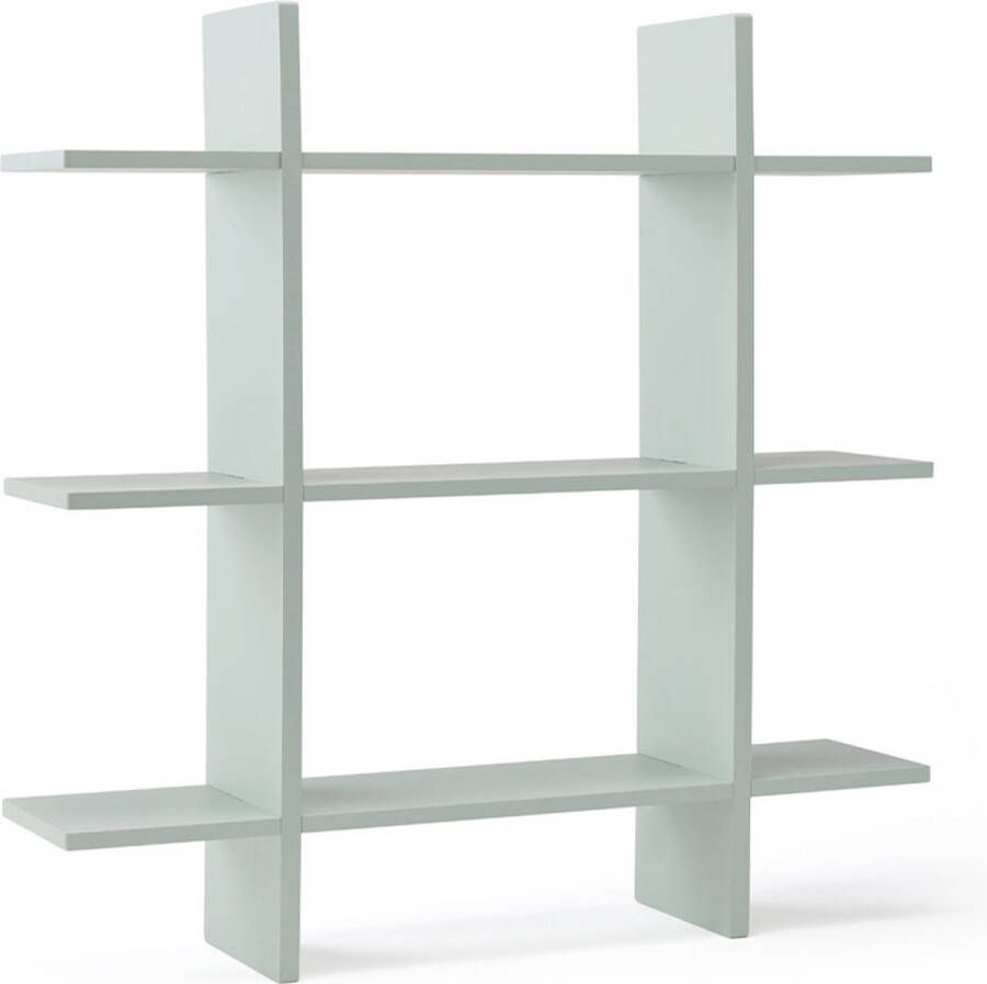 Kids Concept Wall Shelf with 3 Levels White (1000438)