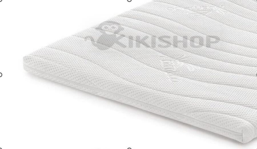 Kikishop Topper matras 180x200 – Topdekmatras XXL Hybride Purschuim HR Koudschuim – Antibacterieel -Luxe Wasbare Hoes circa 12 cm dik