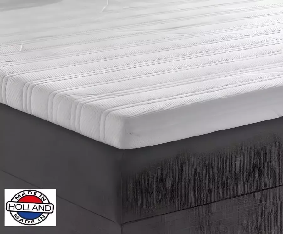 Kikishop Topdekmatras 140x200 Topper Hotel XL Koudschuim HR45 10cm dik Luxe Tijk 5 jaar garantie - Foto 3