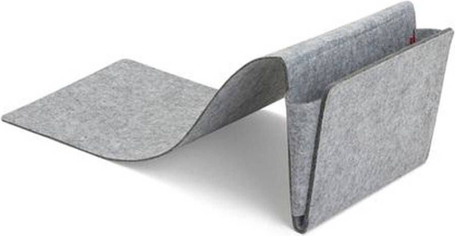 Kikkerland Sofa Pocket Voor Bank Opbergzak voor je Bank Woonaccessoire – Vilt – Grijs Moederdag cadeau - Foto 2