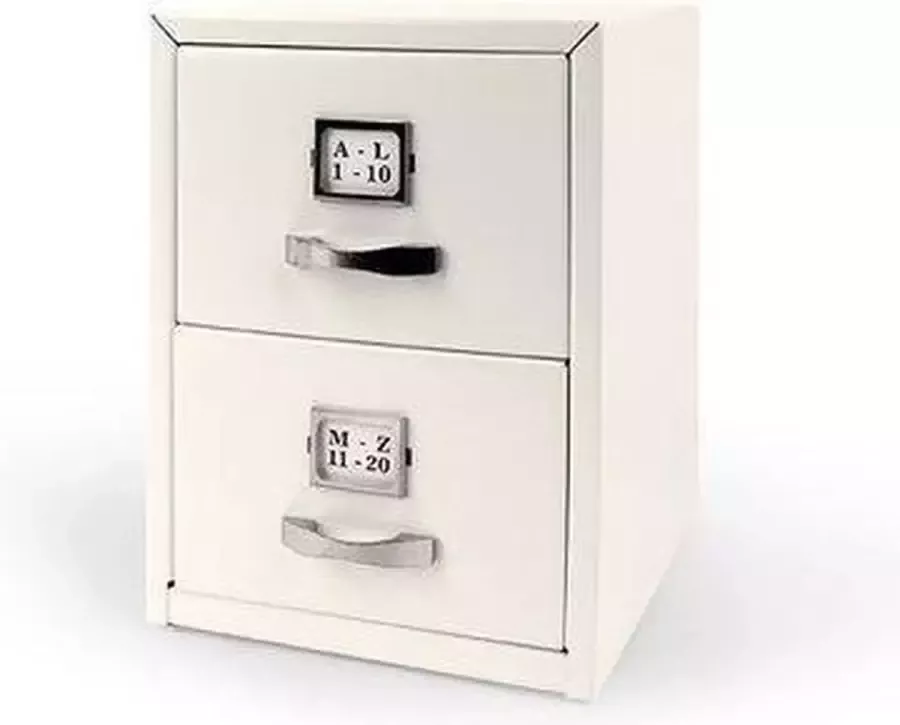 Kikkerland Visitekaartjes kast wit