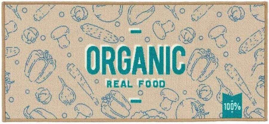 Kinvara Tapijt 90 x 40 cm Beige Blauw Groen (24 Stuks)