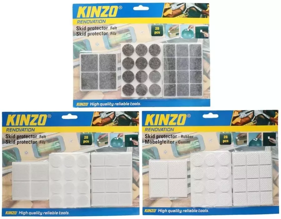 Kinzo Skid pads FT 28pc 6as