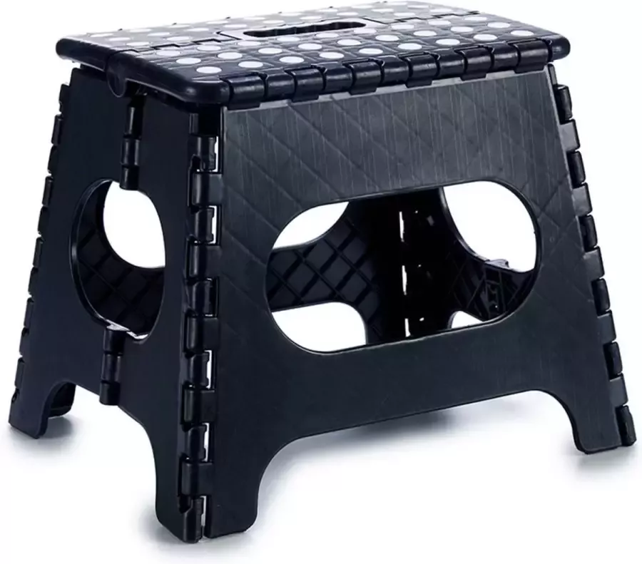 Kipit Inklapbaar keukenkrukje opstapjes grijs 30 x 27 cm Keuken badkamer slaapkamer krukjes - Foto 2