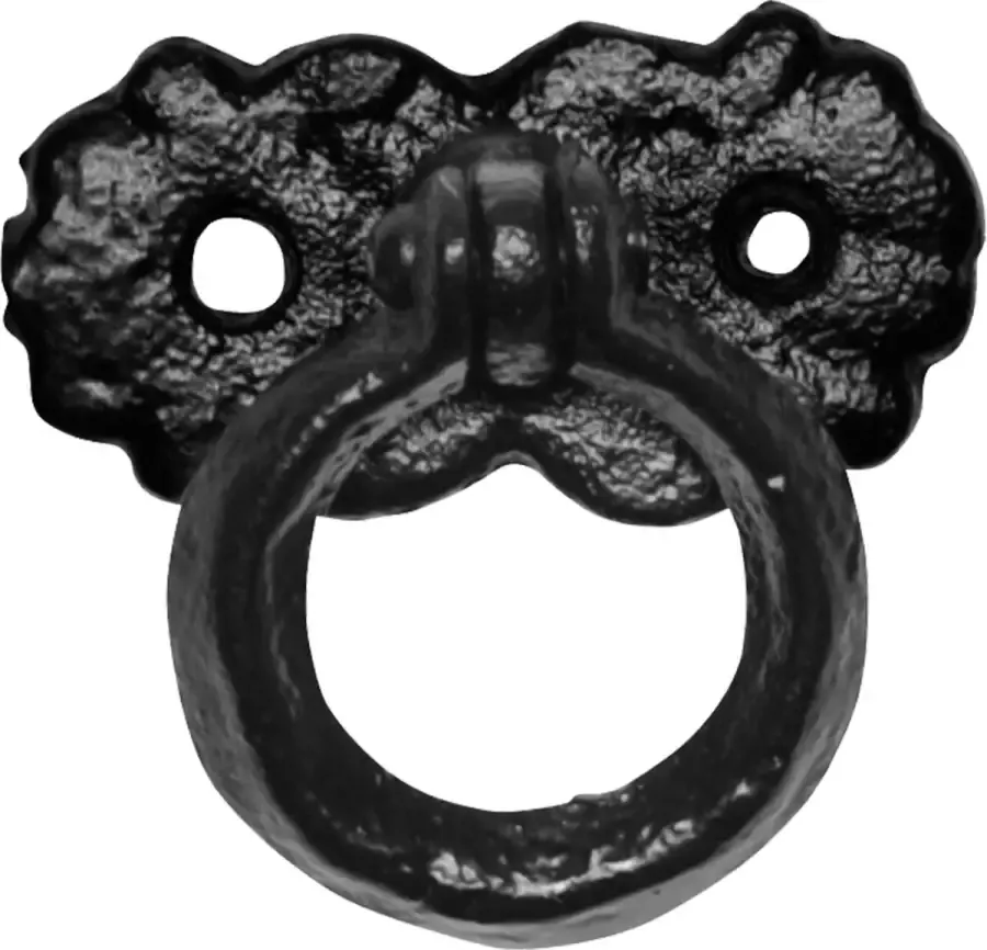 Kirkpatrick Meubelknop Smeedijzer zwart Gietijzer KP0910 ladering