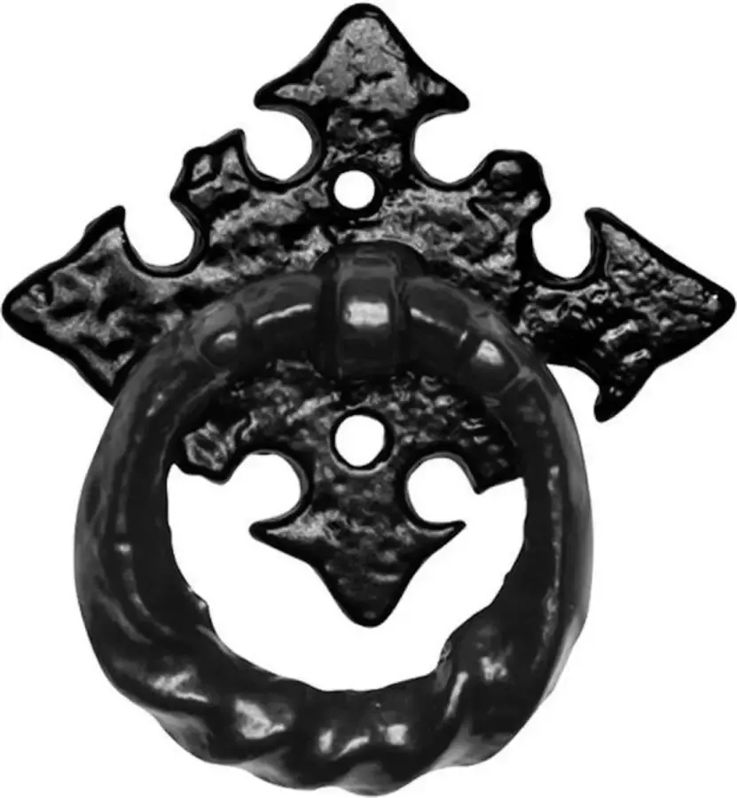 Kirkpatrick Meubelknop Smeedijzer zwart Gietijzer KP0997 ladering