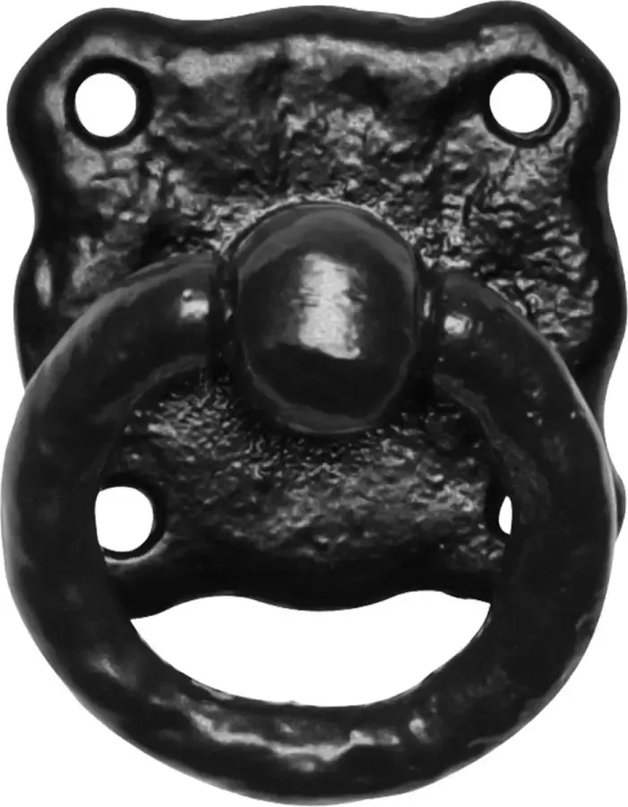 Kirkpatrick Meubelknop Smeedijzer zwart Gietijzer KP1192 ladering