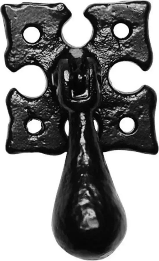 Kirkpatrick Meubelknop Smeedijzer zwart Gietijzer KP1527 ladetrekker