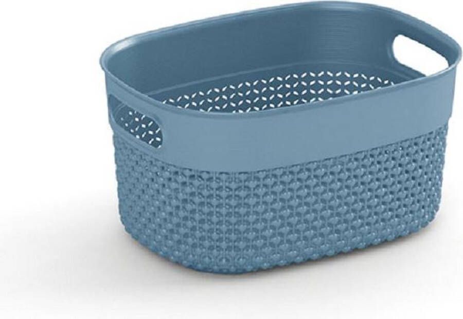 Kis Filo Mand XS Misty Blue 23 5x17 5xh12cm (set van 4) En Yourkitchen E-kookboek Heerlijke Smulrecepten