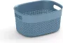 Kis Filo Mand XS Misty Blue 23 5x17 5xh12cm (set van 4) En Yourkitchen E-kookboek Heerlijke Smulrecepten - Thumbnail 1